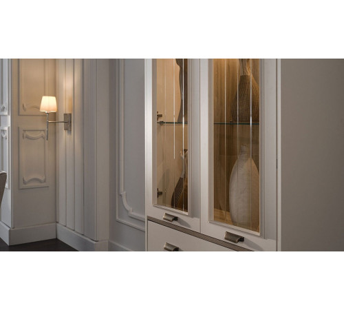 Двустворчатый шкаф витрина для посуды Andera (Андера) andr-13