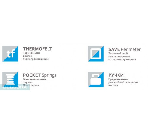 Матрас серии Soft Selection V-Guard 7 с независимым пружинным блоком Pocket Springs от Беллона