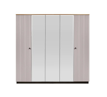 Пятистворатый шкаф для одежды Мадрид (Кашемир эмаль)