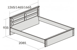 Двуспальная кровать Элана