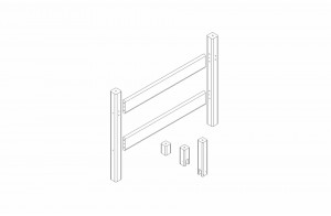 Пакет №9 Опоры для угловой кровати Соня