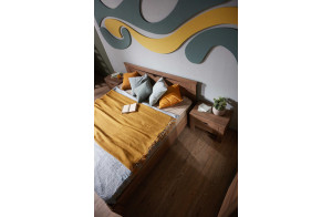 Двуспальная кровать Г-6 NEW (ДГТ) Гарда